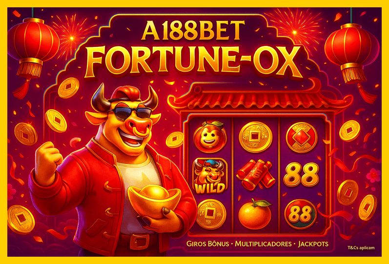 Fortune Ox no A188BET - Aposte Agora e Reivindique Seus Ganhos